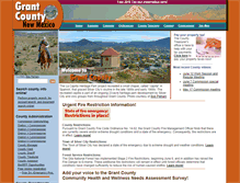 Tablet Screenshot of grantcountynm.com